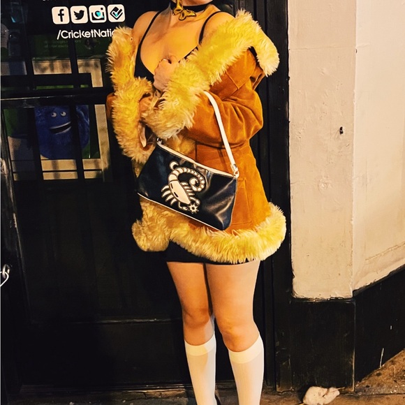 Vintage Orange Penny Lane Suede Jacket - Picture 7 of 7